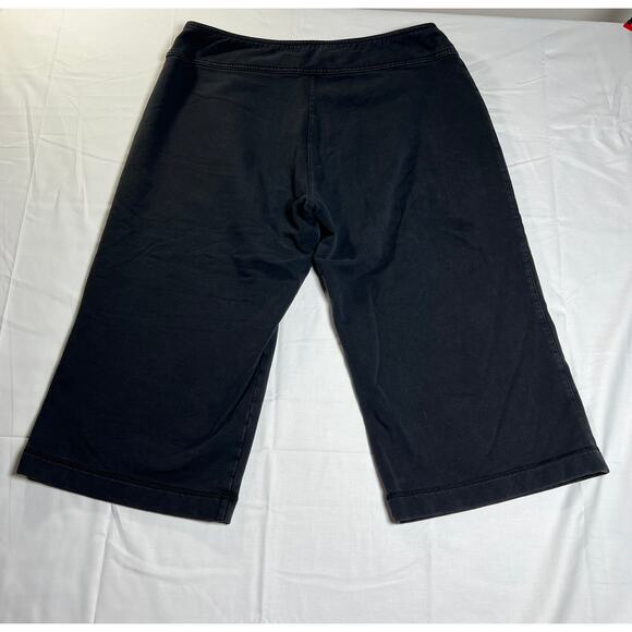 Adidas Cropped Wide Leg Pants, Black, Size XL - Picture 3 of 6
